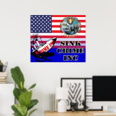 Sink Crime Inc.お茶パーティーポスター ポスター (ホームオフィス)