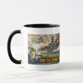 Sink the Bismarck Mug マグカップ (左)