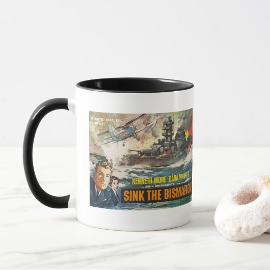 Sink the Bismarck Mug マグカップ (ドーナツ)