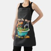 Sinko de Mayo「おもしろいCinco de Mayo Cactus」 エプロン (インサイチュ)