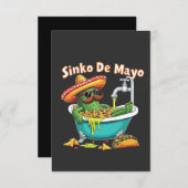 Sinko de Mayo「おもしろいCinco de Mayo Cactus」 サンキューカード (正面/裏面)