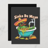 Sinko de Mayo「おもしろいCinco de Mayo Cactus」 シーズンカード (正面/裏面)