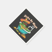 Sinko de Mayo「おもしろいCinco de Mayo Cactus」 スタンダードカクテルナプキン (角)