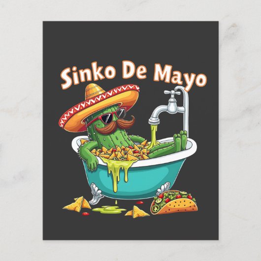 Sinko de Mayo「おもしろいCinco de Mayo Cactus」 チラシ (正面)