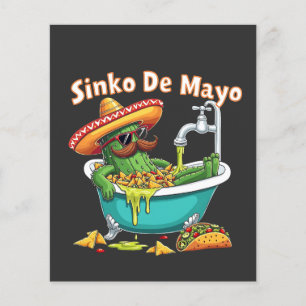 Sinko de Mayo「おもしろいCinco de Mayo Cactus」 チラシ