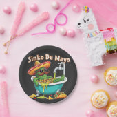 Sinko de Mayo「おもしろいCinco de Mayo Cactus」 ペーパープレート (パーティー)