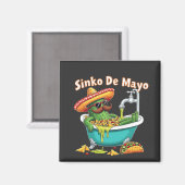 Sinko de Mayo「おもしろいCinco de Mayo Cactus」 マグネット (正面/裏面)