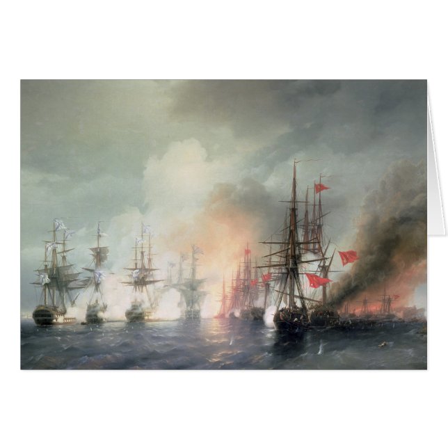 Sinopのロシアトルコの海戦い (正面横)