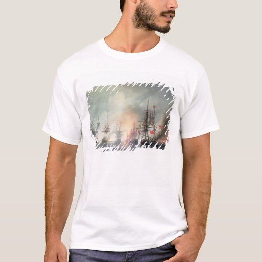 Sinopのロシアトルコの海戦い Tシャツ (正面)