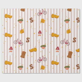 Sint and Piet Themed Wrapping Paper ラッピングペーパー