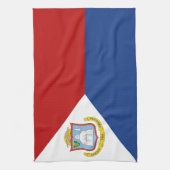 Sint Maarten Flag キッチンタオル (縦)
