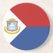 Sint Maarten Flag コースター (正面)
