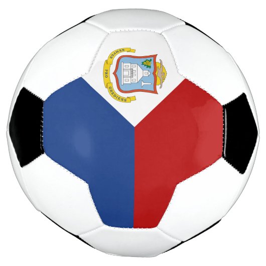 Sint Maarten Flag サッカーボール (回転)