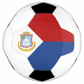 Sint Maarten Flag サッカーボール (正面)