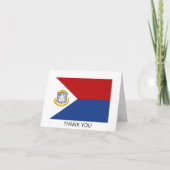 Sint Maarten Flag サンキューカード (正面)