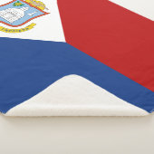 Sint Maarten Flag シェルパブランケット (3/4)