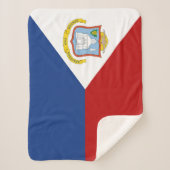 Sint Maarten Flag シェルパブランケット (正面)