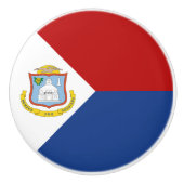 Sint Maarten Flag セラミックノブ (正面)