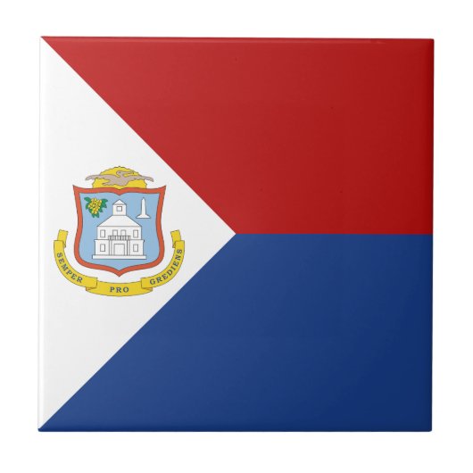 Sint Maarten Flag タイル (正面)