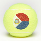 Sint Maarten Flag テニスボール (正面)