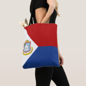 Sint Maarten Flag トートバッグ (クローズアップ)