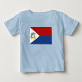 Sint Maarten Flag ベビーTシャツ (正面)