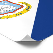 Sint Maarten Flag ポスター (角)