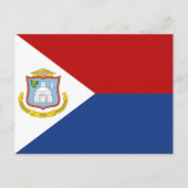 Sint Maarten Flag ポストカード (正面)
