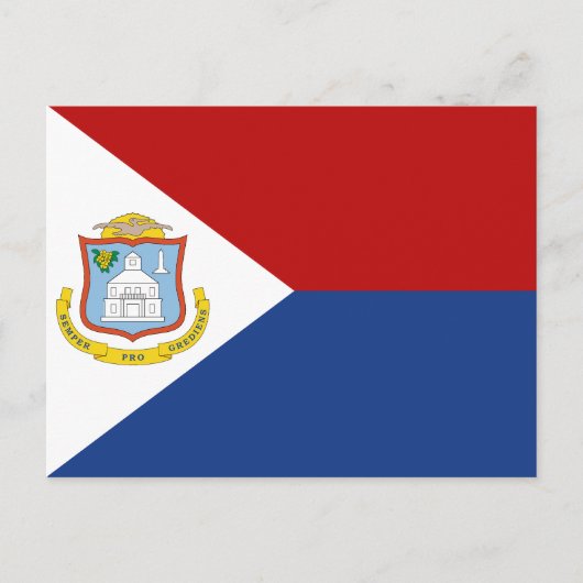Sint Maarten Flag ポストカード (正面)