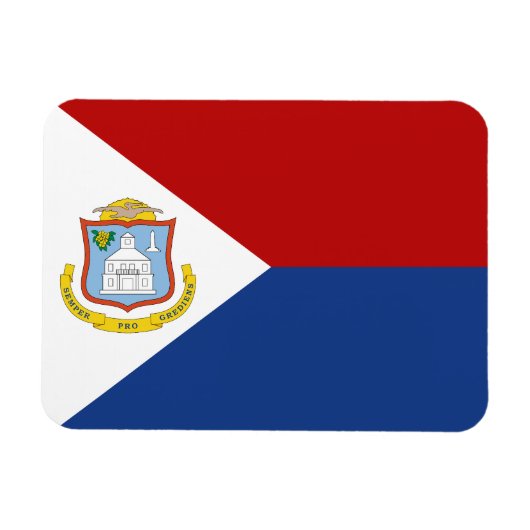 Sint Maarten Flag マグネット (横)