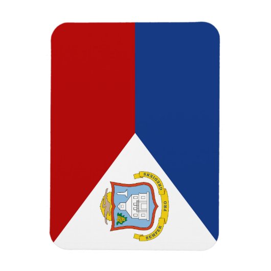Sint Maarten Flag マグネット (縦)