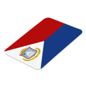 Sint Maarten Flag マグネット (左側)