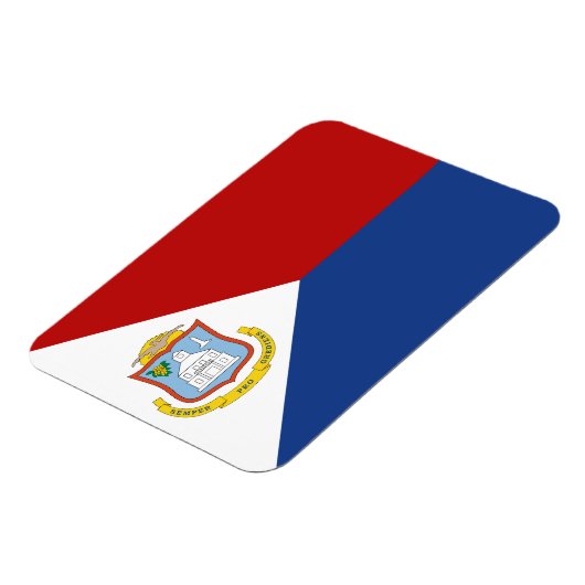 Sint Maarten Flag マグネット (左側)