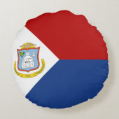 Sint Maarten Flag ラウンドクッション (裏面)