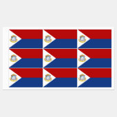 Sint Maarten Flag ラベル (シート)