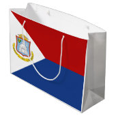 Sint Maarten Flag ラージペーパーバッグ (裏面アングル)