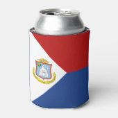 Sint Maarten Flag 缶クーラー (缶正面)