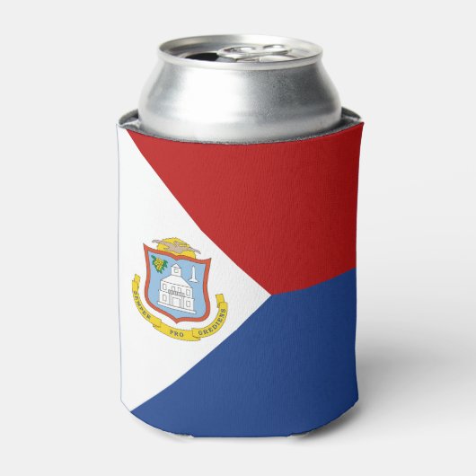 Sint Maarten Flag 缶クーラー (缶正面)
