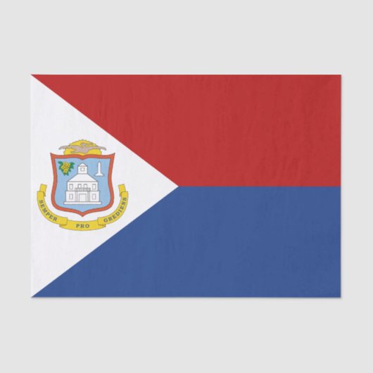 Sint Maarten Flag 薄葉紙 (正面)