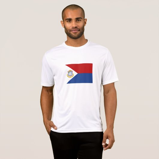 Sint Maarten Flag Tシャツ (正面フル)