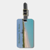 Sint Maarten - St Martinラッゲージタグ ラゲッジタグ (正面縦)