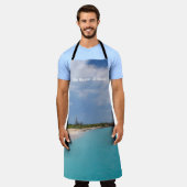 Sint Maarten - St. Martin Landscape  エプロン (着用した状態)