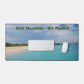 Sint Maarten - St. Martin Photo Collage デスクマット (キーボード&マウス)