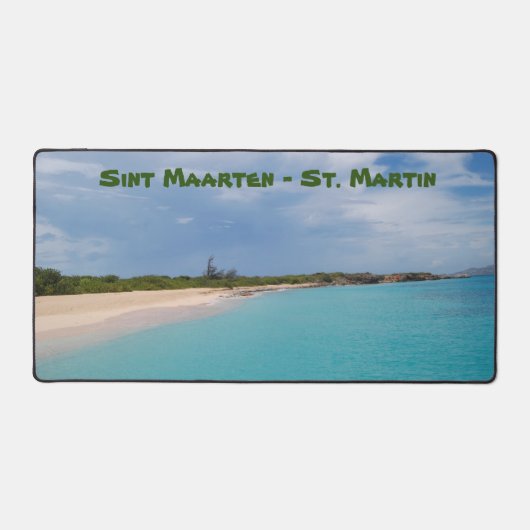 Sint Maarten - St. Martin Photo Collage デスクマット (正面)