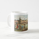 SinterklaasのオランダSt.ニックのヴィンテージの到着 コーヒーマグカップ (正面左)