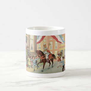SinterklaasのオランダSt.ニックのヴィンテージの到着 コーヒーマグカップ