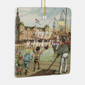 SinterklaasのオランダSt.ニックのヴィンテージセントニコラス セラミックオーナメント (右)