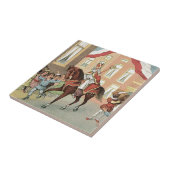 SinterklaasのオランダSt.ニックのヴィンテージセントニコラス タイル (側面)