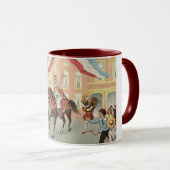 SinterklaasのオランダSt.ニックのヴィンテージセントニコラス マグカップ (正面右)