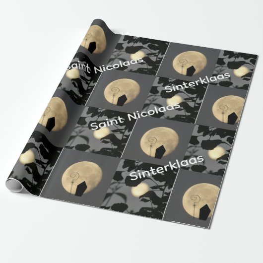 Sinterklaas / Saint Nicolaas Wrapping Paper ラッピングペーパー (アンロールド)
